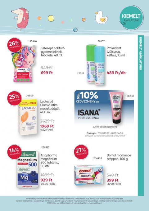 ROSSMANNÓ akciós újság