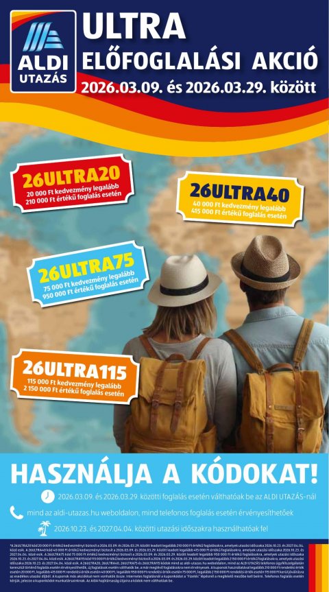 ALDI Utazás akciós újság od 19. 3. 2026 do 19. 3. 2026