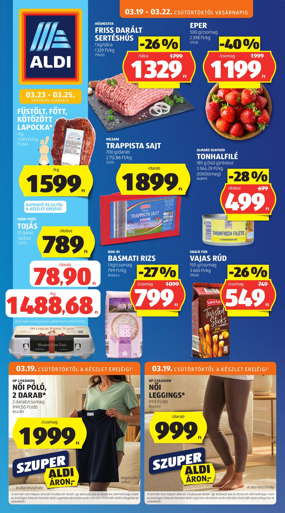 ALDI akciós újság od 19. 3. 2026 do 25. 3. 2026