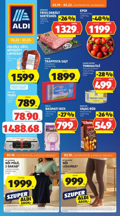 ALDI akciós újság od 19. 3. 2026 do 25. 3. 2026