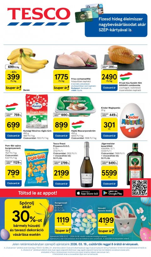 TESCO Hipermarket akciós újság od 19. 3. 2026 do 25. 3. 2026