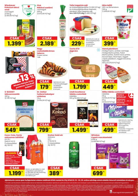 SPAR Market és City Spar akciós újság