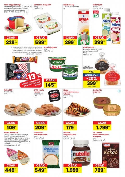 SPAR Market Bp. Thököly út megújulás akciós újság