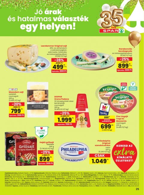 SPAR Extra akciós újság