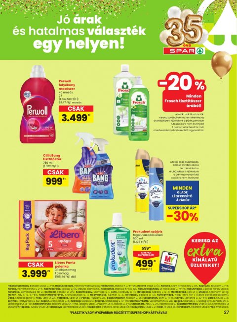 SPAR Extra akciós újság