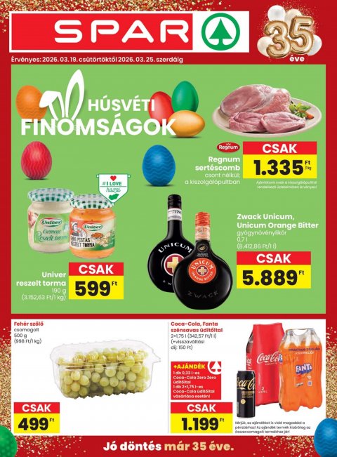 SPAR akciós újság od 19. 3. 2026 do 25. 3. 2026