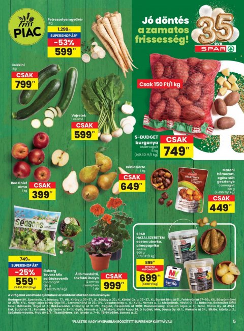 SPAR akciós újság