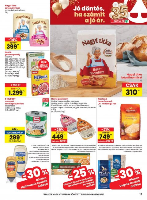 SPAR akciós újság