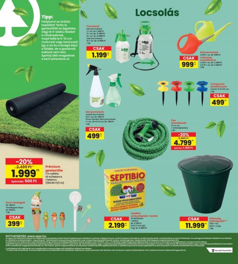 INTERSPAR Kert akciós újság