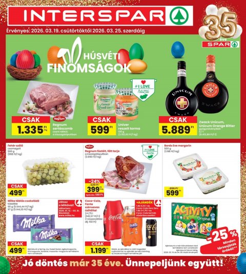 INTERSPAR akciós újság od 19. 3. 2026 do 25. 3. 2026