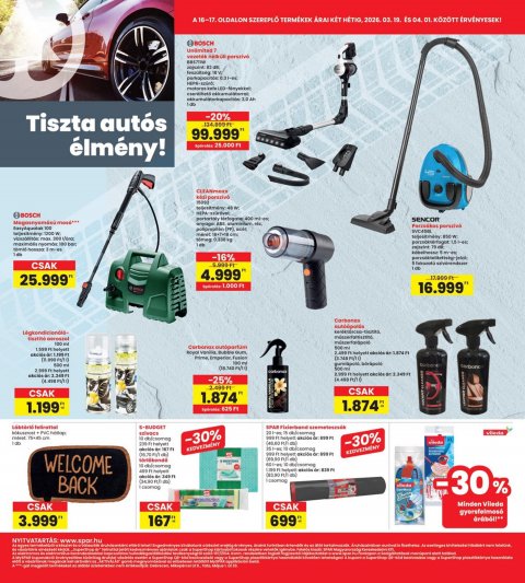 INTERSPAR akciós újság