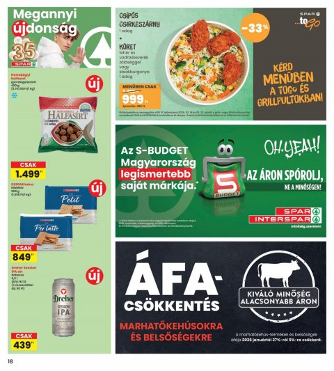 INTERSPAR akciós újság