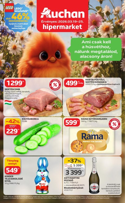 AUCHAN Hipermarket akciós újság od 19. 3. 2026 do 25. 3. 2026