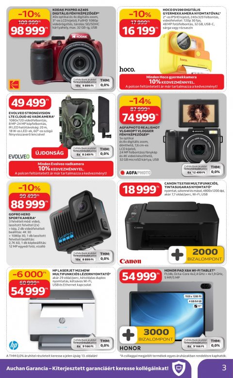 AUCHAN Hipermarket Húsvéti elektonikai akciós újság