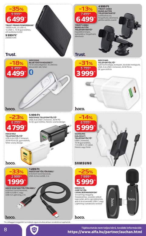 AUCHAN Hipermarket Húsvéti elektonikai akciós újság