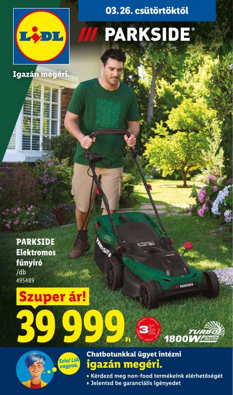 LIDL Nonfood akciós újság od 26. 3. 2026 do 26. 3. 2026