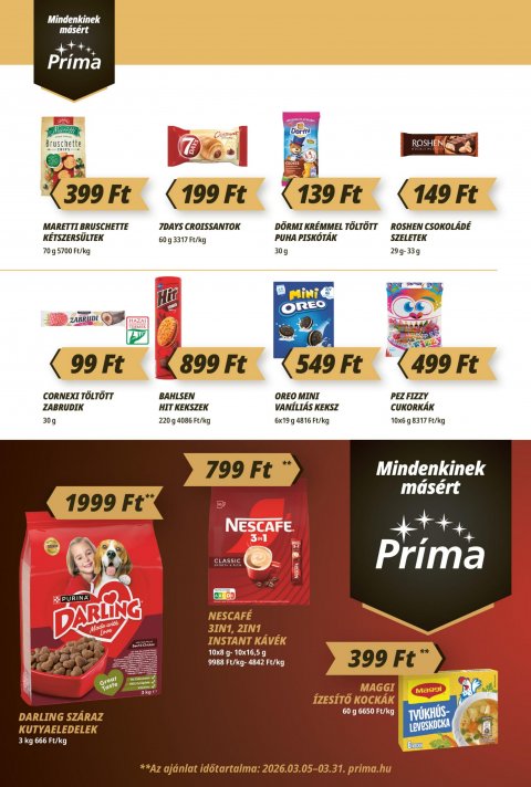 CBA Príma akciós újság