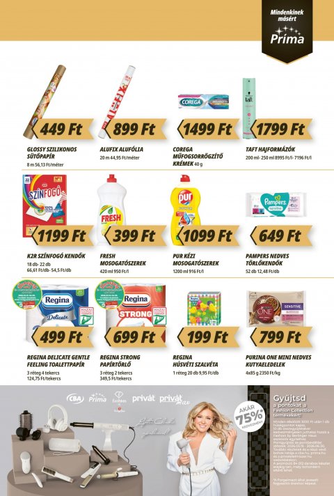 CBA Príma akciós újság
