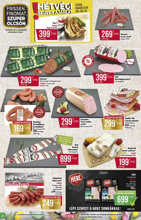COOP Alföld akciós újság