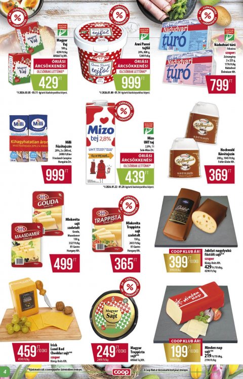 COOP Alföld akciós újság