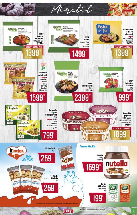 COOP Alföld akciós újság
