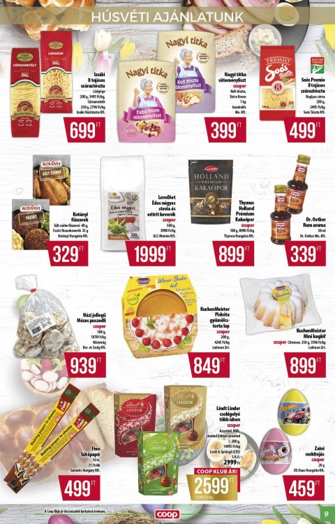 COOP Alföld akciós újság