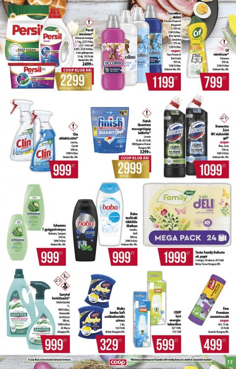 COOP Alföld akciós újság