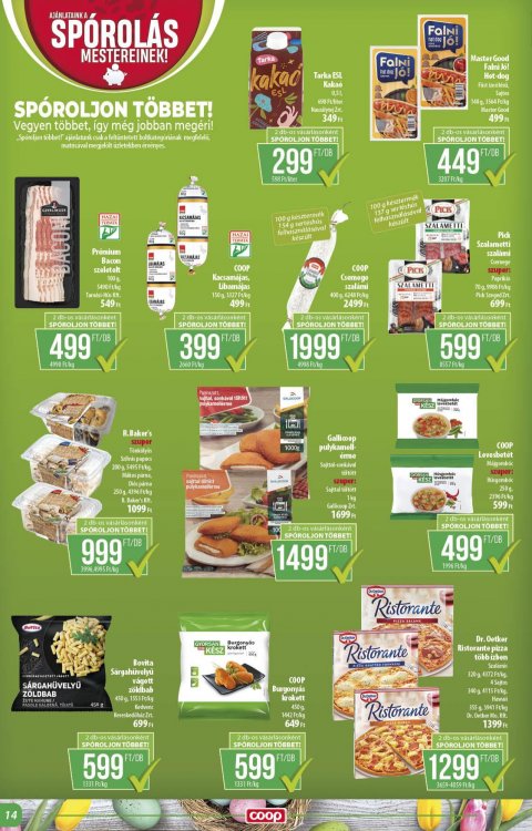 COOP Alföld akciós újság