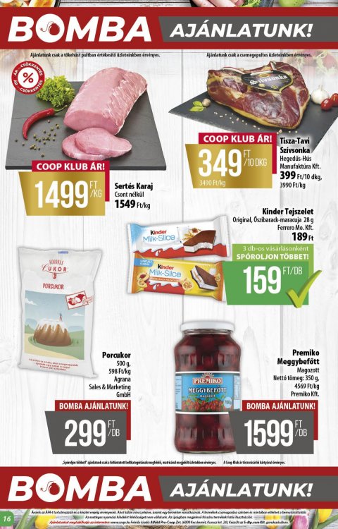 COOP Alföld akciós újság