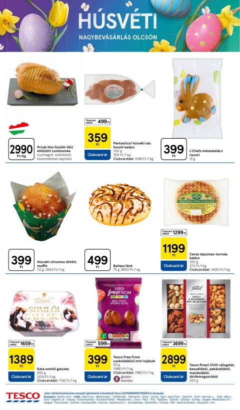 TESCO Szupermarket akciós újság