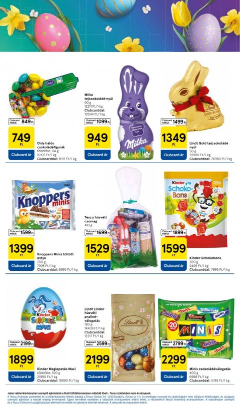 TESCO Szupermarket akciós újság