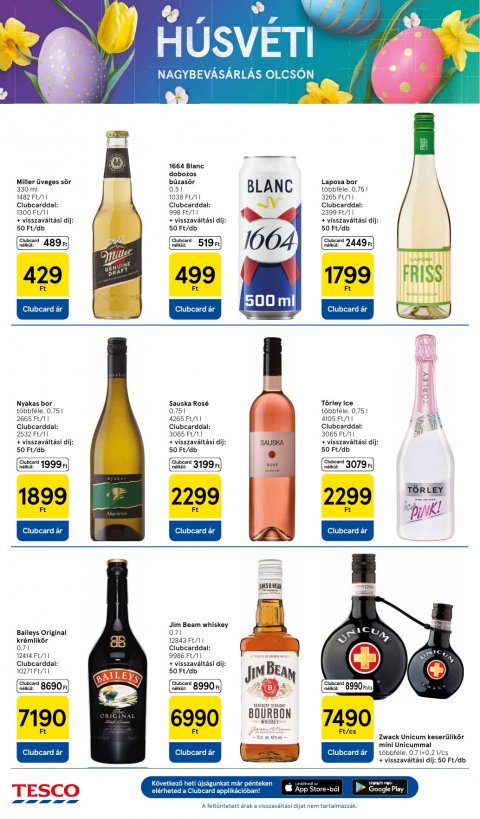 TESCO Szupermarket akciós újság