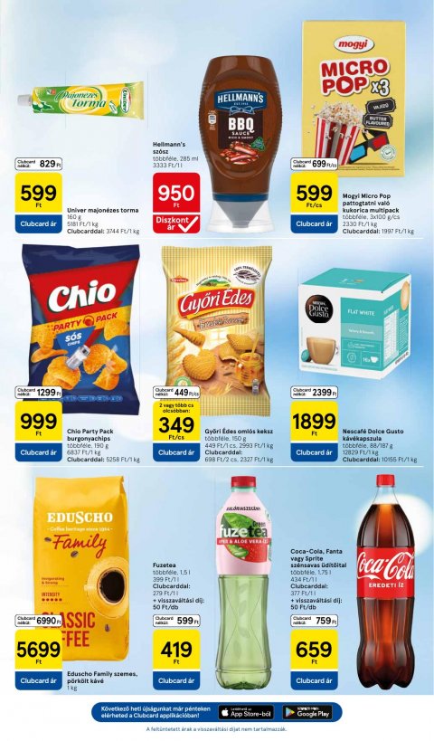 TESCO Szupermarket akciós újság