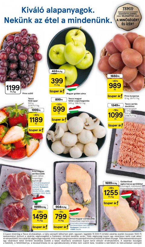 TESCO Hipermarket akciós újság