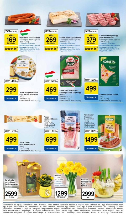 TESCO Hipermarket akciós újság
