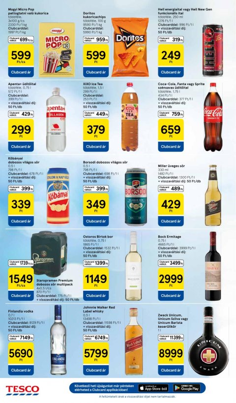 TESCO Hipermarket akciós újság