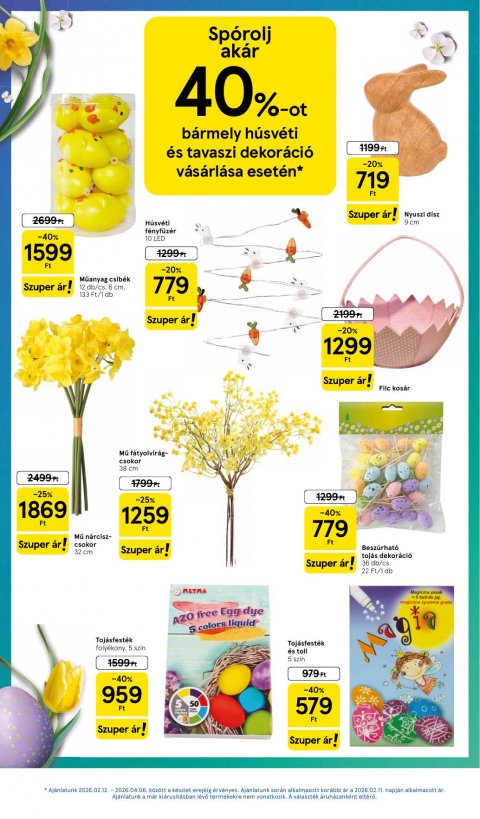 TESCO Hipermarket akciós újság