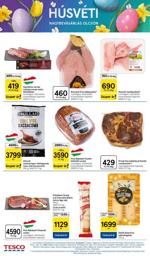 TESCO Hipermarket akciós újság