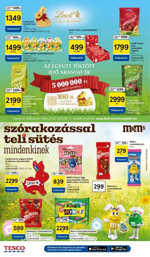 TESCO Hipermarket akciós újság
