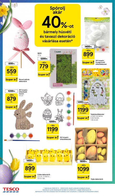 TESCO Hipermarket akciós újság