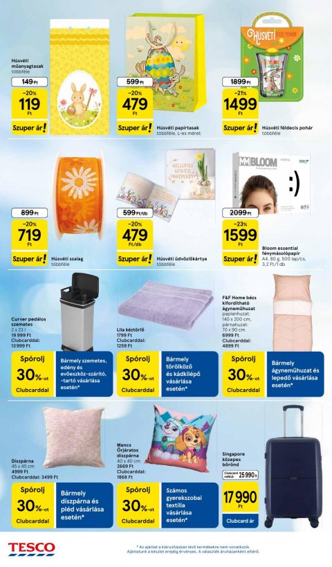 TESCO Hipermarket akciós újság