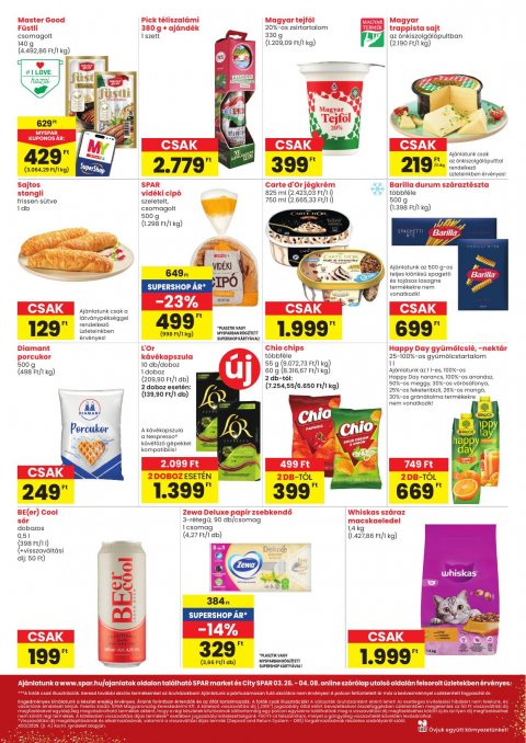 SPAR Market és City Spar akciós újság