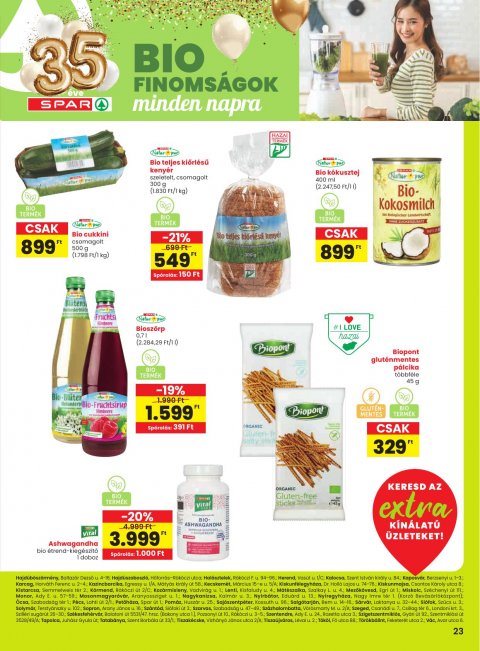 SPAR Extra akciós újság