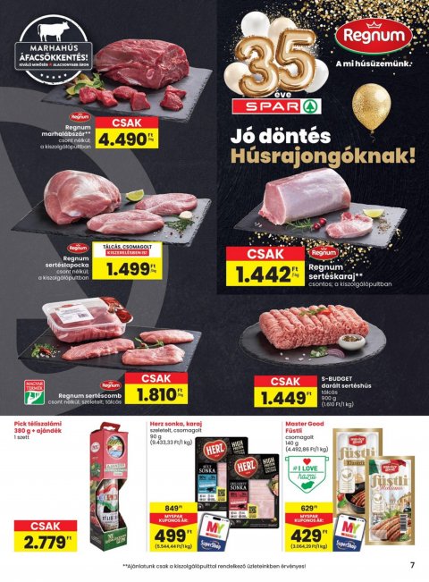SPAR akciós újság