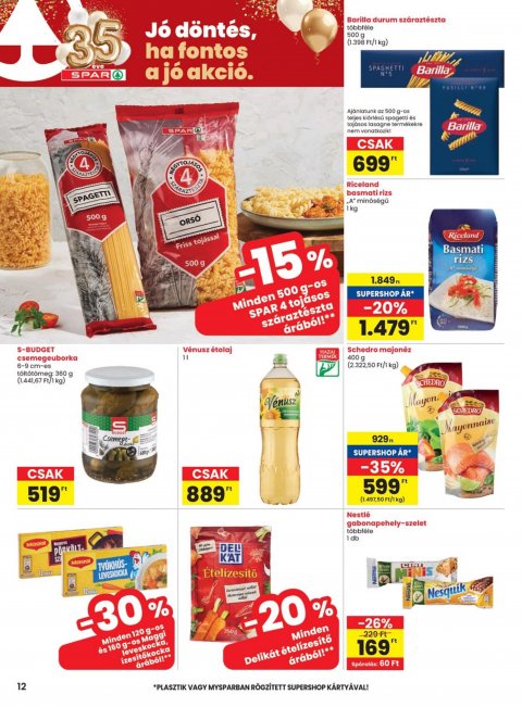 SPAR akciós újság