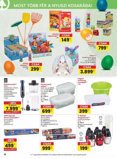 SPAR akciós újság