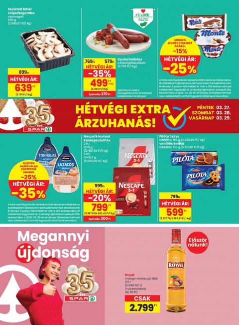 SPAR akciós újság