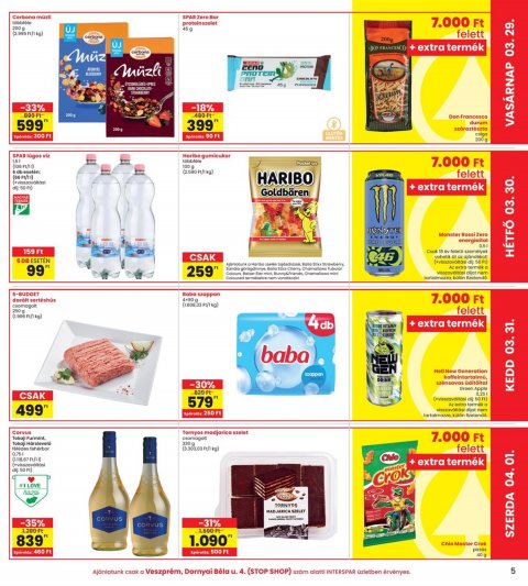 INTERSPAR Veszprém akciós újság