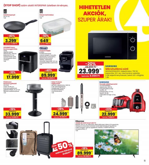 INTERSPAR Veszprém akciós újság