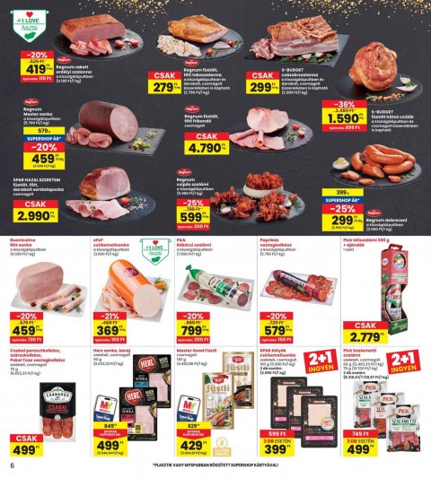 INTERSPAR akciós újság